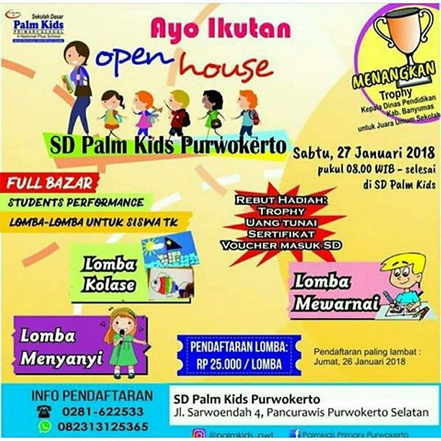 EVENT OPEN HOUSE SD PALM KIDS PURWOKERTO 